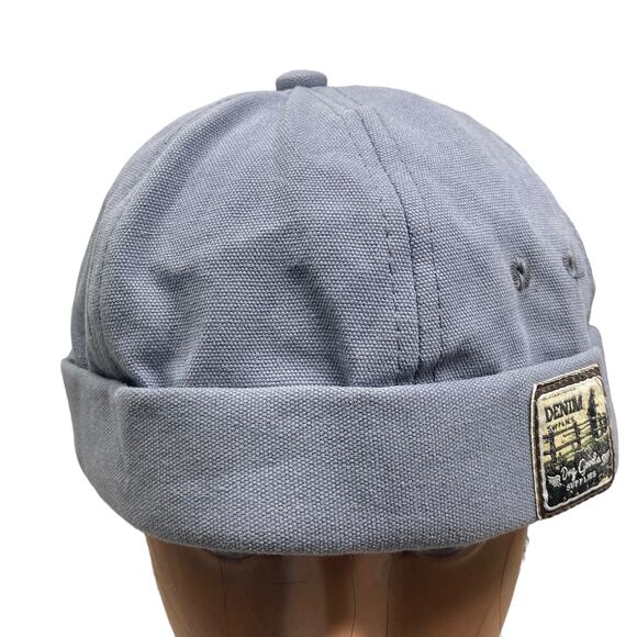Denim Supplies Dry Goods Supplies Hat Mens Brimless Gray Adjustable - Picture 8 of 9